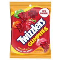Twizzlers Tongue Twizters Fruity Gummies 182g