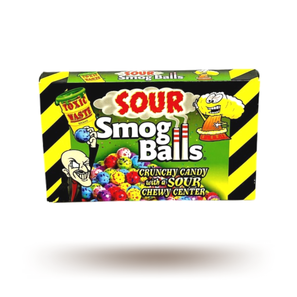 Toxic Waste Sour Smog Balls Theatre Box 85g