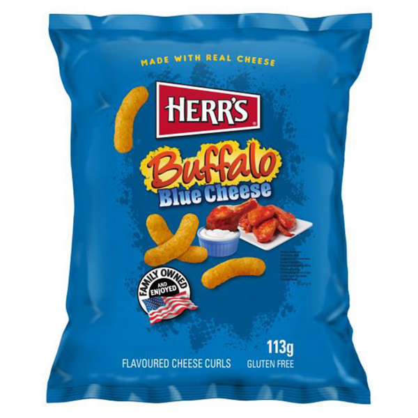 Herrs Buffalo Blue Cheese Curls EU 113g
