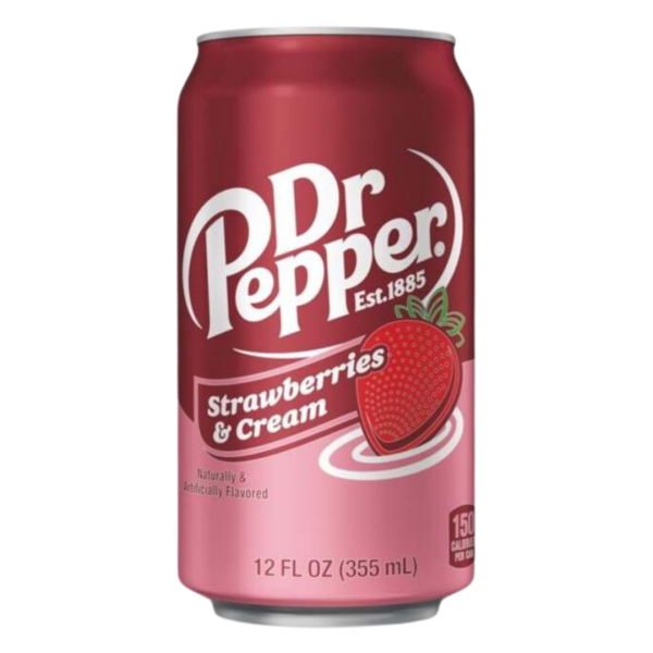 Dr. Pepper Strawberry & Cream 355ml MHD 28.07.25
