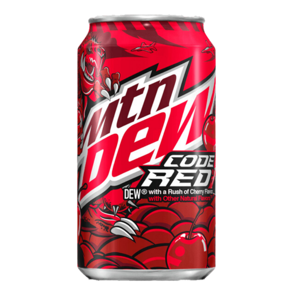 Mountain Dew Code Red 355ml MHD 29.12.25