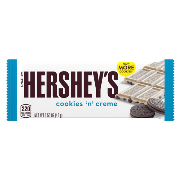 Hersheys Cookies & Cream 43g MHD 19.08.2025