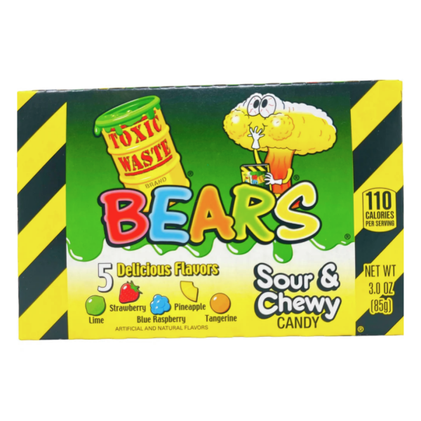 Toxic Waste Theatre Box Sour Bears 85g MHD 01/26