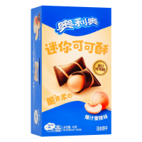 Oreo Mini Cocoa Crisp Peach China MHD 17.05.24 40g