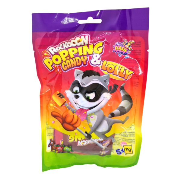 Rockoon Lolly & Popping Candy Big Bag 55g