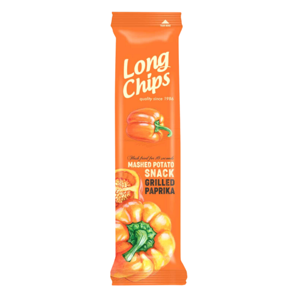 Long Chips Grilled Paprika 75g
