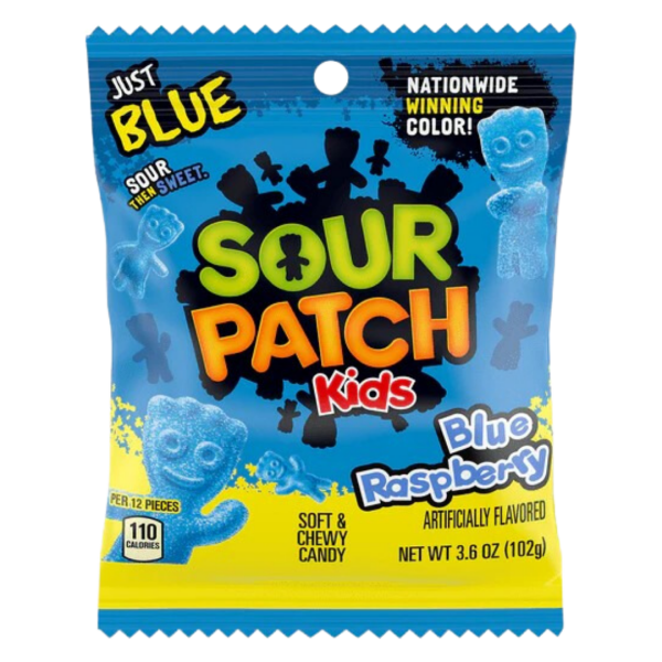 Sour Patch Kids Blue Raspberry 102g MHD 15.09.24
