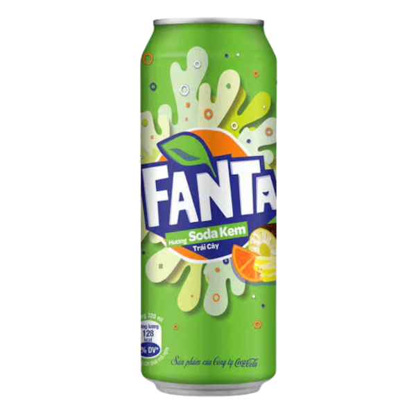 Fanta Fruity Cream Soda Vietnam 320ml MHD 24.04.2025