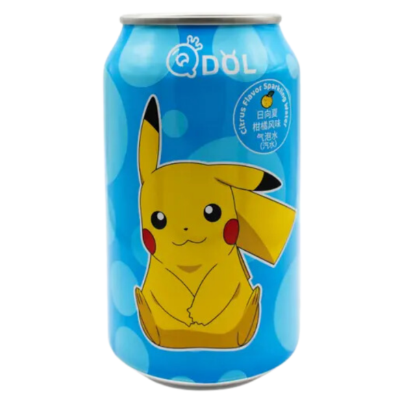 QDOL Pokemon Drink Pikachu Citrus Flavour 330ml