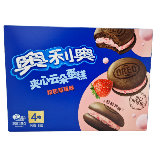 Oreo Cloud Cake Strawberry China 88g MHD 20.09.2024