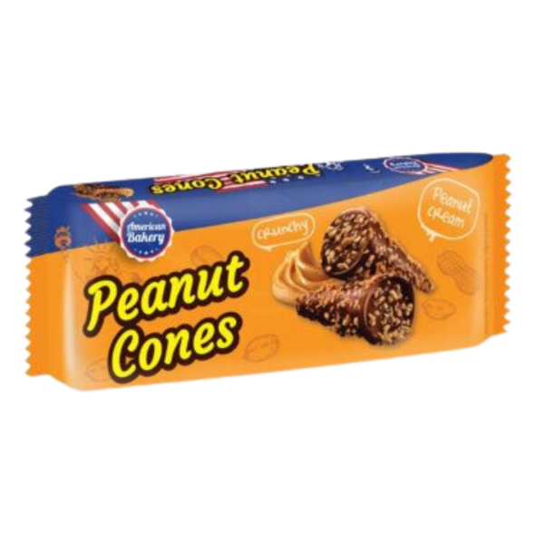 American Bakery Peanut Cones 112g MHD 10.01.26