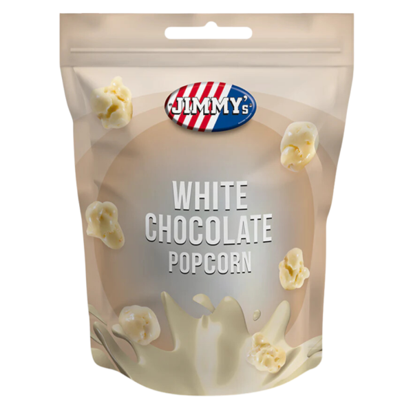 Jimmys White Chocolate Popcorn 120g