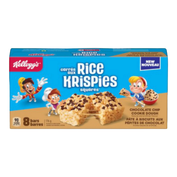 Rice Krispies Chocolate Chip Cookie Dough Squares 176g MHD 05.11.2024