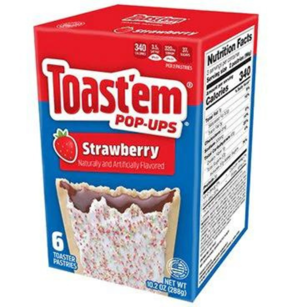 Toastem Pop-Ups Strawberry 288g