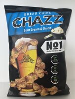 Chazz Bread Chips with Sunflowers Seed Sour Cream and...