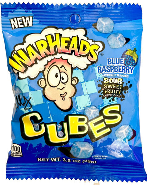 Warheads Cubes Blue Raspberry 99g