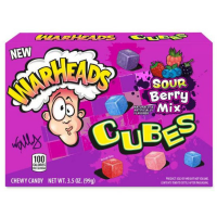 Warheads Berry Cubes 99g 01/26