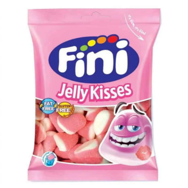 Fini Jelly Strawberry Kisses 75g