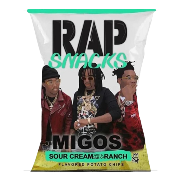 Rap Snacks Migos Sour Cream Ranch Chips 71g