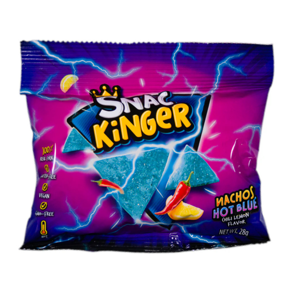 Snack Kinger Nachos Hot Blue 28g MHD 02.10.25