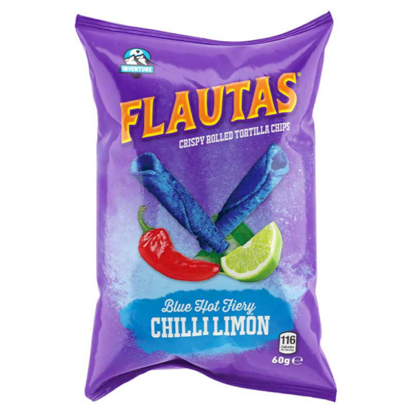 Flautas Blue Fiery Hot Chilli Lemon 60g - MHD 30.09.2026