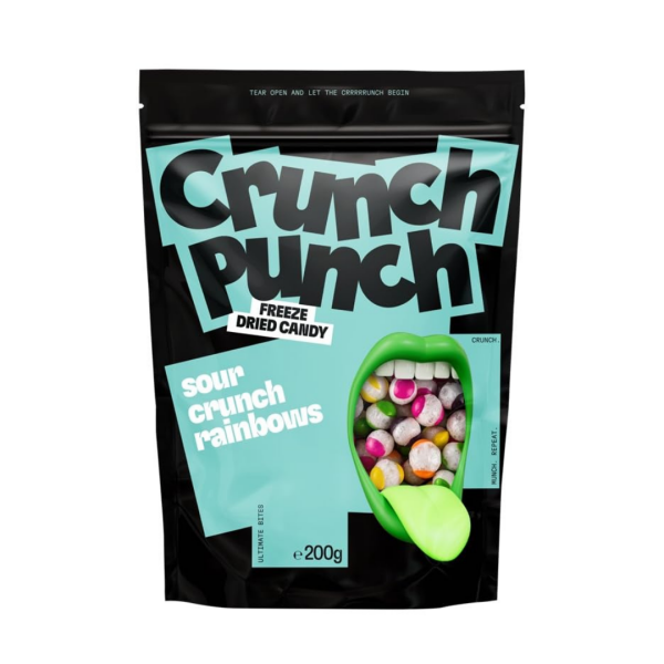 Crunch Punch Sour Crunchy Rainbows 50g