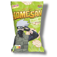 Komesan Rice chips  - Kakashi: Cream & Onion flavour 60g