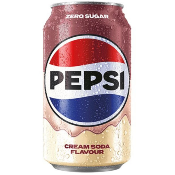 Pepsi Cream Soda Limited Edition 330ml - MHD 31.08.2026