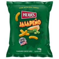 Herrs Jalapeno Cheese Curls 113g MHD 26.06.2025