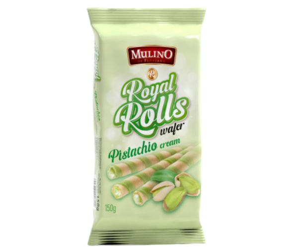Mulino Wafer Rolls Pistachio cream 150g