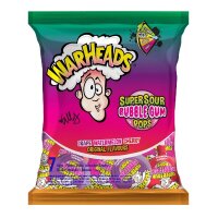 Warheads Super Sour Pops Grape Watermelon Cherry 105g