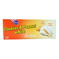 American Bakery Cookies & Peanut White 96g MHD 13.11.25