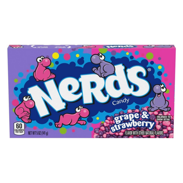Nerds box Grape / Strawberry 141g MHD 30.09.2025