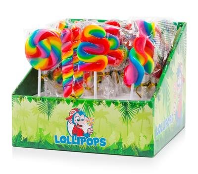 Felko Mini-Lollipops Assorti Rainbow 17g