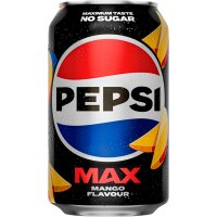 Pepsi Max Mango Zero 330ml - MHD 23.12.2026