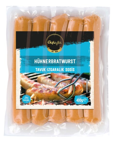 Eksioglu Sosis H&uuml;hnerbratwurst 400g