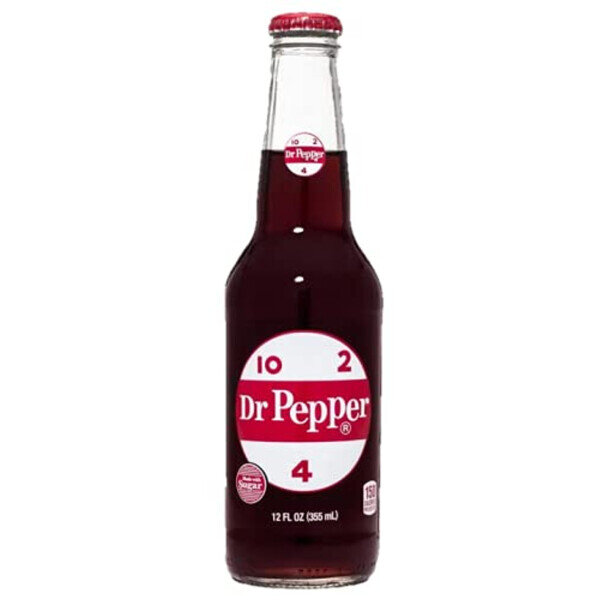 Dr. Pepper Real Sugar Bottle 355 ml