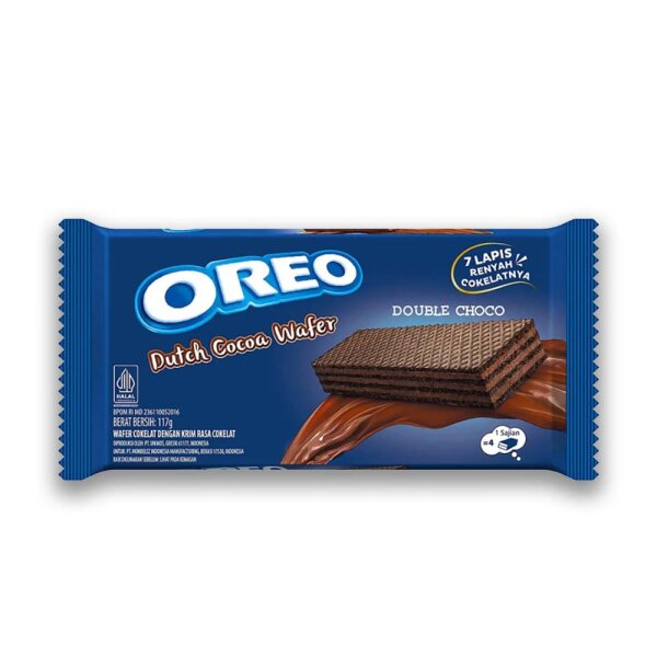 Oreo Dutch Cocoa Wafer Double Choco 117g