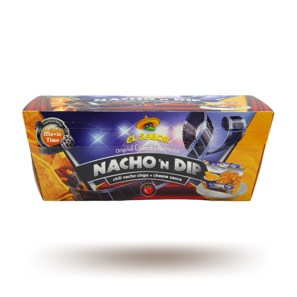 El Sabor Nacho`n Dip Chili Nacho Chips + Cheese Sauce 175g