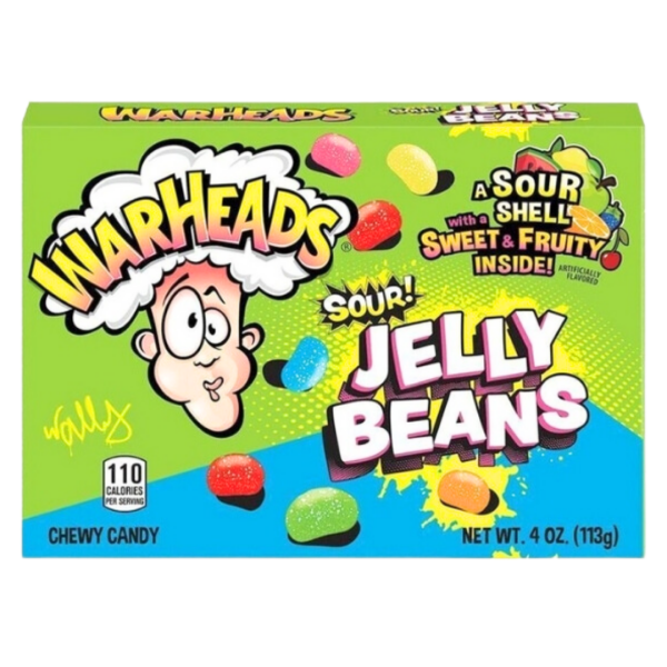 Warheads Sour Jelly Beans 113g