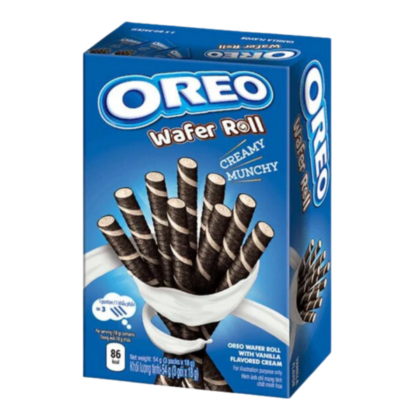 Oreo Wafer Roll Vanilla Thailand 54g - MHD 09.12.2026